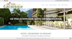 Desktop Screenshot of hotelgruberhof.com